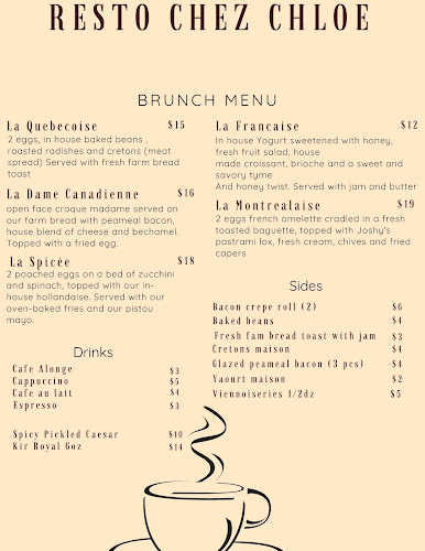 Opinii despre Resto Chez Chloe în Hamilton - Hospitality and gastronomy