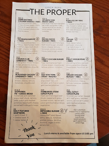 The Proper Eats & Drinks