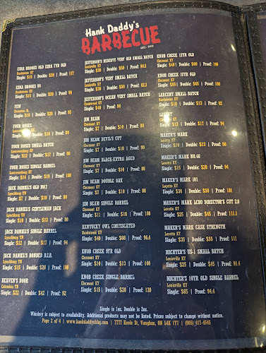 Hank Daddy's Barbecue - Vaughan