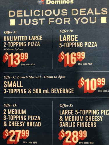 Opinii despre Domino's Pizza în Charlottetown - Hospitality and gastronomy