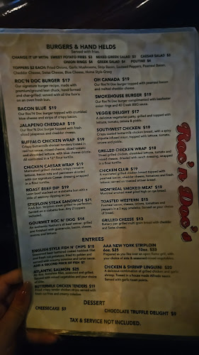 Opinii despre Roc'N Doc's în Mississauga - Hospitality and gastronomy