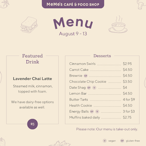 MeMe's Cafe and Food Shop - Hospitality and gastronomy
