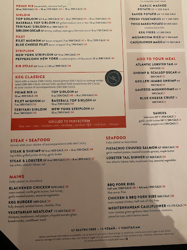 Opinii despre The Keg Steakhouse + Bar - Square One în Mississauga - Hospitality and gastronomy