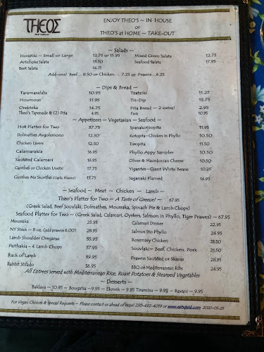 Theo’s Restaurant - Penticton