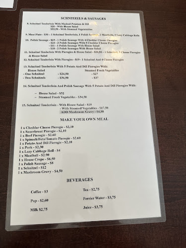 Opinii despre Polish Bistro în Penticton - Hospitality and gastronomy