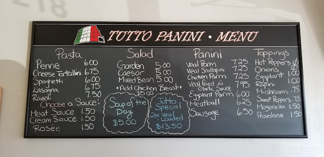 Opinii despre Tutto Panini & Pasta în Markham - Hospitality and gastronomy