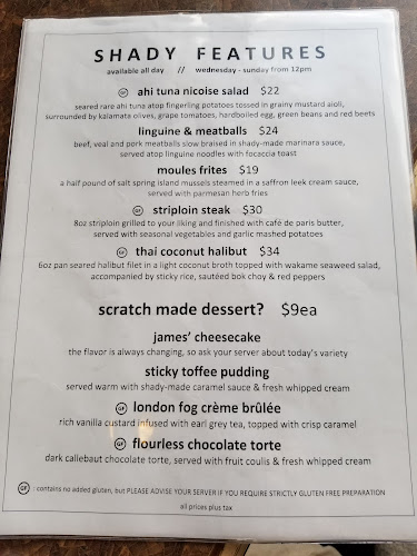 Shady Rest | Restaurant & Pub - Qualicum Beach