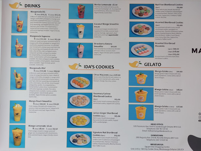 Mango Like Desserts Toronto - Hospitality and gastronomy