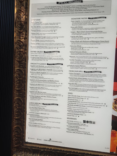 Comentarii opinii despre The Old Spaghetti Factory