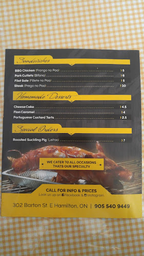 Opinii despre O Cantinho Churrasqueira & Cafe în Hamilton - Hospitality and gastronomy