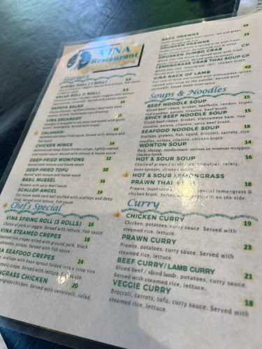 Opinii despre Vina Vietnamese Restaurant în West Vancouver - Hospitality and gastronomy