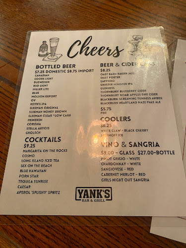 Yank's Old Niagara Bar & Grill