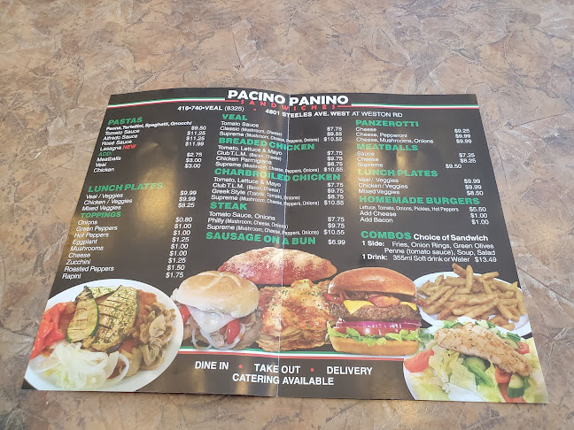 Opinii despre Pacino Panino Sandwiches în North York - Hospitality and gastronomy