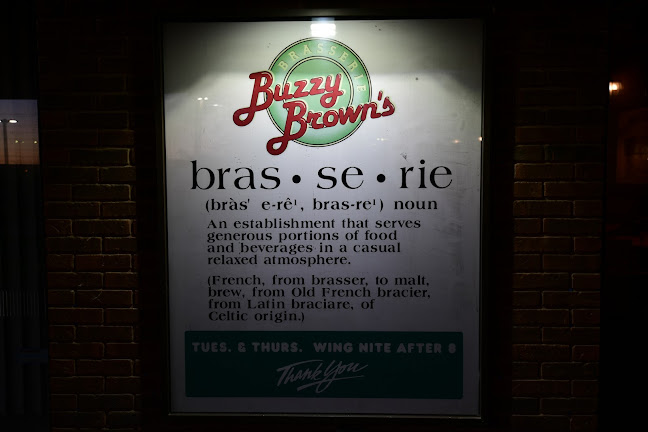 Opinii despre Buzzy Brown's Brasserie în Greater Sudbury - Hospitality and gastronomy