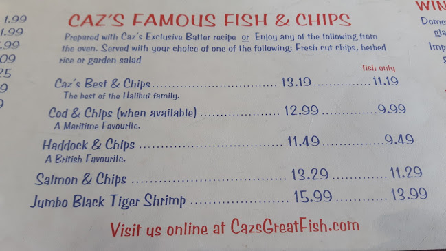 Caz's Great Fish Cambridge - Hospitality and gastronomy