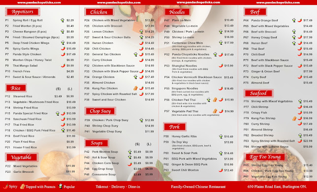 Panda Chopsticks Chinese Restaurant