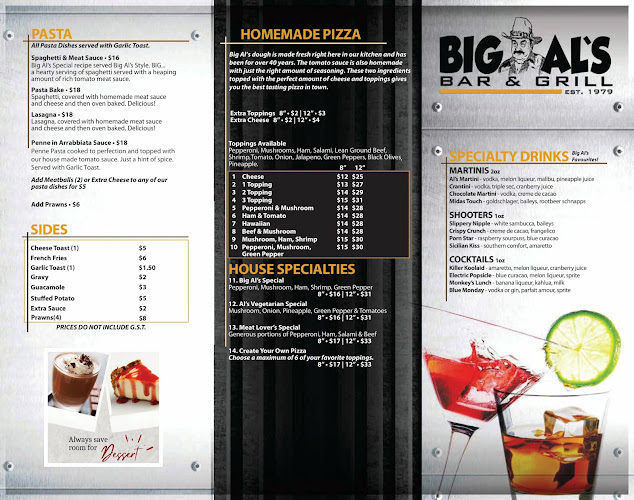 Opinii despre Big Al's Bar & Grill în Calgary - Hospitality and gastronomy