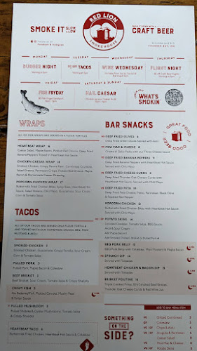 Red Lion Smokehouse - Hospitality and gastronomy