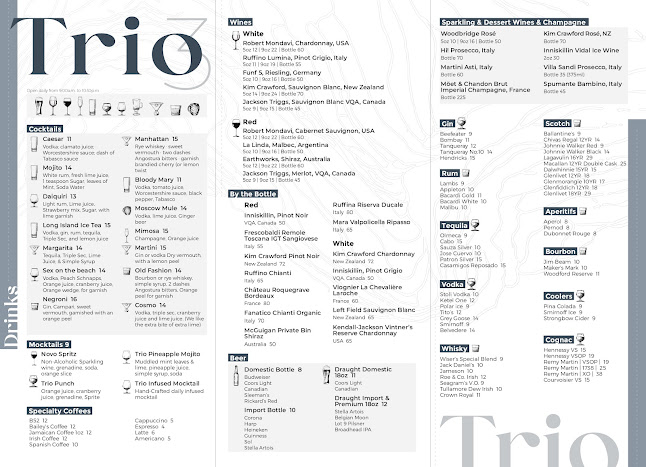 Opinii despre TRIO RESTAURANT în Vaughan - Hospitality and gastronomy