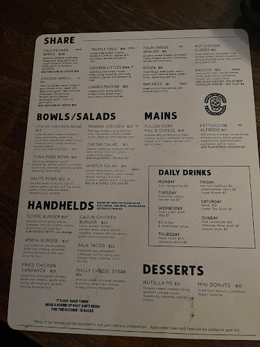 Score on Davie - Hospitality and gastronomy