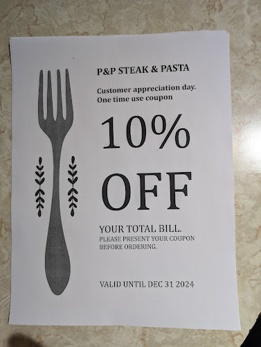 Opinii despre P & P Steak and Pasta în Prince Rupert - Hospitality and gastronomy