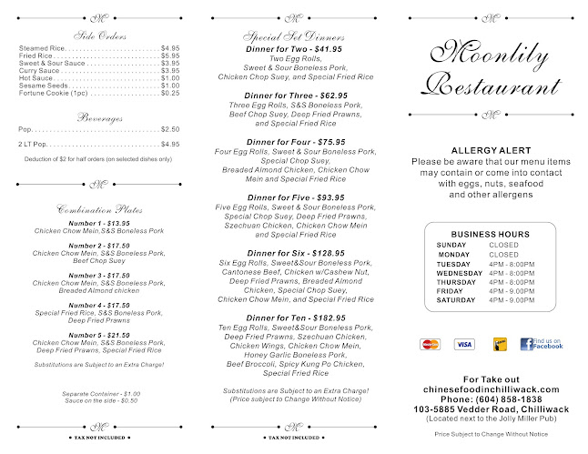 MoonIiIy Restaurant - Chilliwack