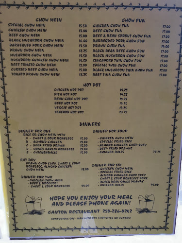 Canton Restaurant - Hospitality and gastronomy