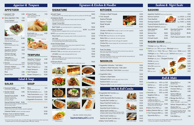 Kamome Japanese restaurant - Delta