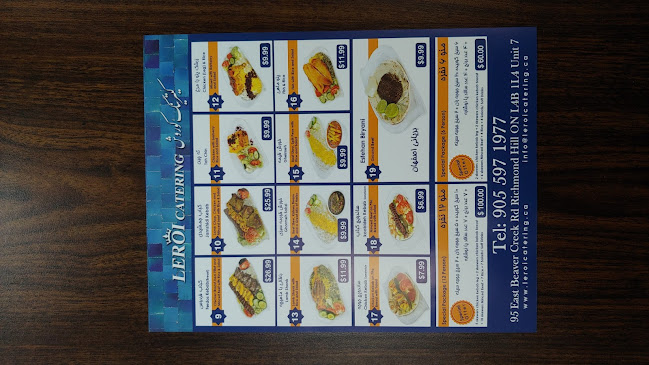 LEROI Takeout Food & Catering - Hospitality and gastronomy