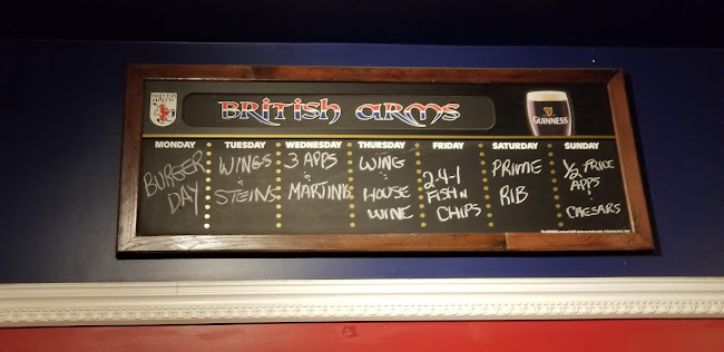 Opinii despre British Arms Pub în Barrie - Hospitality and gastronomy
