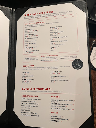 Opinii despre The Keg Steakhouse + Bar - Macleod Trail în Calgary - Hospitality and gastronomy