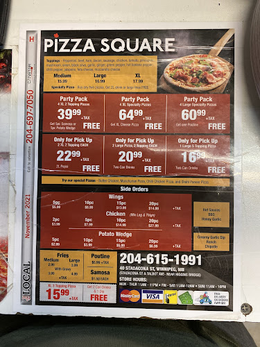 Opinii despre Pizza Square în Winnipeg - Hospitality and gastronomy