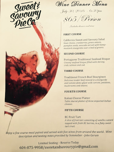 Sweet And Savoury Pie Company - Online Pie Delivery Service - Port Moody