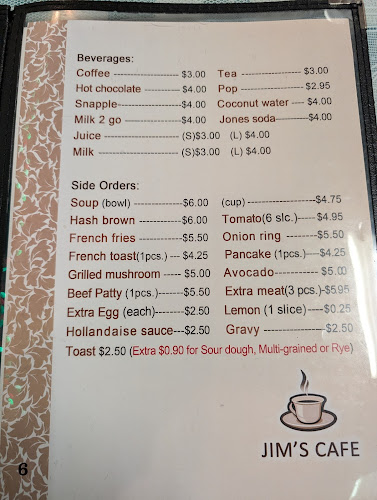 Jim's Cafe - Hospitality and gastronomy