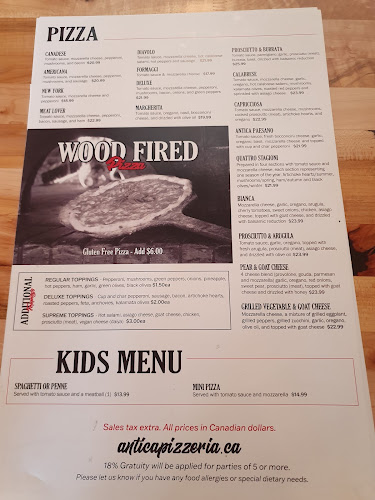 Antica Pizzeria & Ristorante - Hospitality and gastronomy