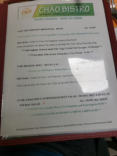 Opinii despre Chao Bistro în Guelph - Hospitality and gastronomy