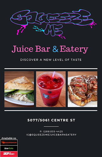 Opinii despre SqueezeMe Juice bar & Eatery în Niagara Falls - Hospitality and gastronomy