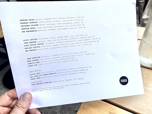 RASA - Hospitality and gastronomy