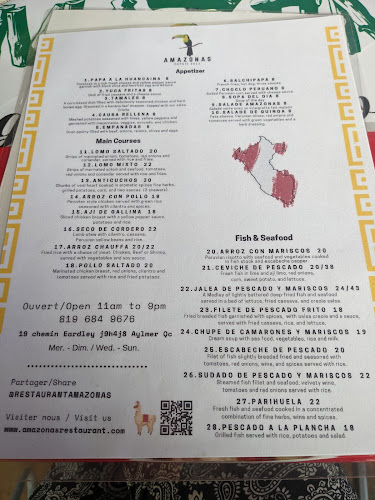 Amazonas Peruvian Restaurant - Gatineau