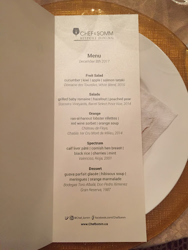 Opinii despre Chef & Somm - Food | Wine | Design în North York - Hospitality and gastronomy