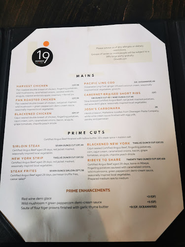 19 Okanagan Grill + Bar