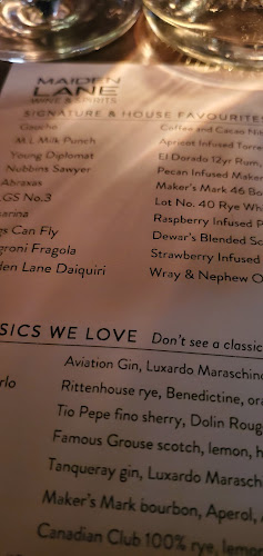 Maiden Lane Wine & Cocktail Bar