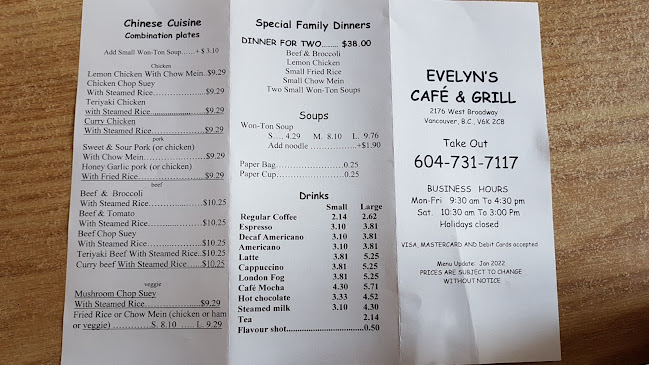 Opinii despre Evelyn's Cafe & Bistro în Vancouver - Hospitality and gastronomy