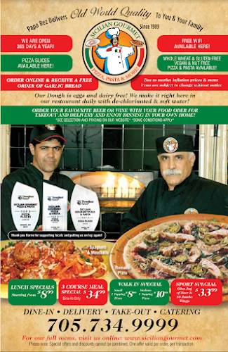 Opinii despre Sicilian Gourmet Pizza & Pasta în Barrie - Hospitality and gastronomy