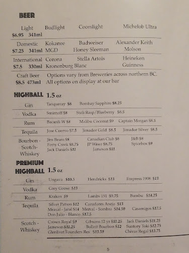 Sunset lounge + grill - Prince Rupert