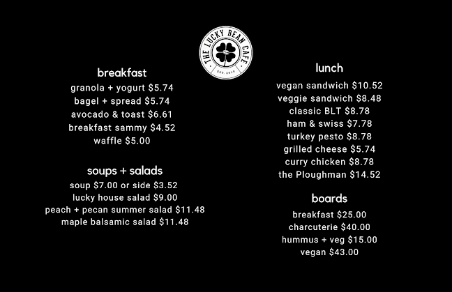The Lucky Bean Cafe