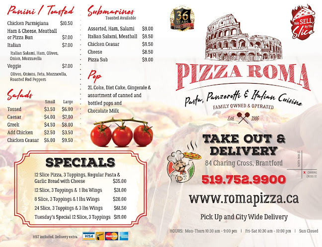 Opinii despre Pizza-Roma în Brantford - Hospitality and gastronomy