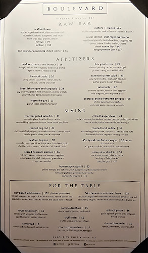 Boulevard Kitchen & Oyster Bar