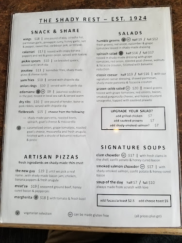 Opinii despre Shady Rest | Restaurant & Pub în Qualicum Beach - Hospitality and gastronomy