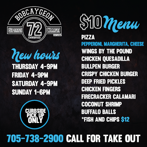 72 Bolton Sports Cafe - Kawartha Lakes